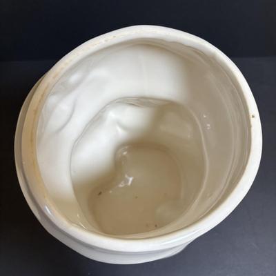 LOT 95: Vintage McCoy Pillsbury Dough Boy "Bobby the Baker" Ceramic Cookie Jar & Norcrest Lollipop Holder