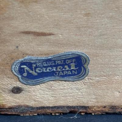 LOT 95: Vintage McCoy Pillsbury Dough Boy "Bobby the Baker" Ceramic Cookie Jar & Norcrest Lollipop Holder