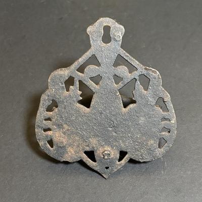 LOT 98: Vintage Canning Jars & Valley Dairy Milk Bottle, Pocket Balance Hanging Scale made in Germany, Iron Wall Match Holder &...