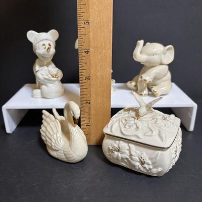 LOT 101: Lenox Collection: Butterfly Meadow Stackable Tea for One including Teapot Tea Pot, Teacup & Teabag Holder, Mickey Mouse,...