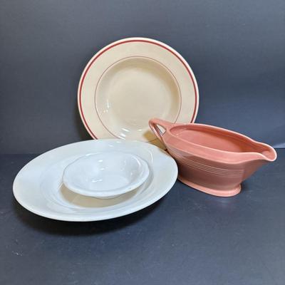 LOT 102: Vintage West Bend Nesting Aluminum Canister Set, Sifter and Kitchen Utensils/Gadgets, Wooden Wall Box & More