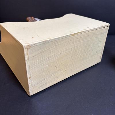 LOT 102: Vintage West Bend Nesting Aluminum Canister Set, Sifter and Kitchen Utensils/Gadgets, Wooden Wall Box & More