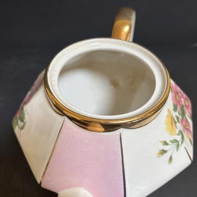 LOT 106: Antique Porcelain OHME Hermann Old Ivory Silesia Germany China, Octagonal Teapot by Gibbons of England, Electric Teapot, Bavaria...