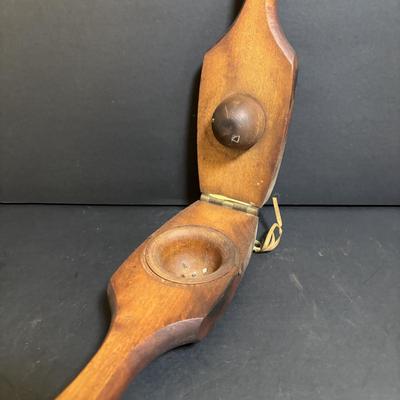 LOT 108: Antique Primitive Wooden Kitchen Tool: Shredder/Slicers, Rolling Pin, Juicer