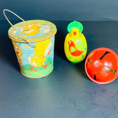 LOT 110: For the Vintage Child in All of Us - a Collection Whitman Paperback Childrens Books, Golden Records 45's Toys in Original...