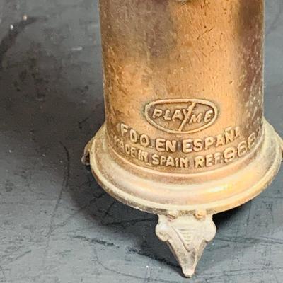 LOT 112: Collection of Cast Iron Amish Figurines and Salt and Pepper Shakers, and Vintage Pencil Sharpeners