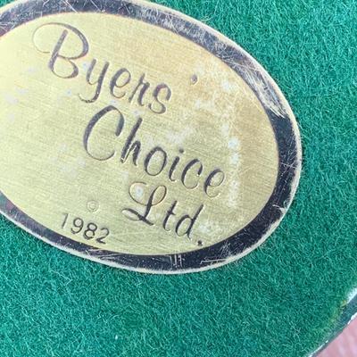 LOT 114: Set of 3 Byers' Choice Carolers - Two (2) Children From 1982 with Signed Bases and a Ginger Bread Seller and Stand from 1996