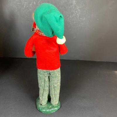 LOT 114: Set of 3 Byers' Choice Carolers - Two (2) Children From 1982 with Signed Bases and a Ginger Bread Seller and Stand from 1996