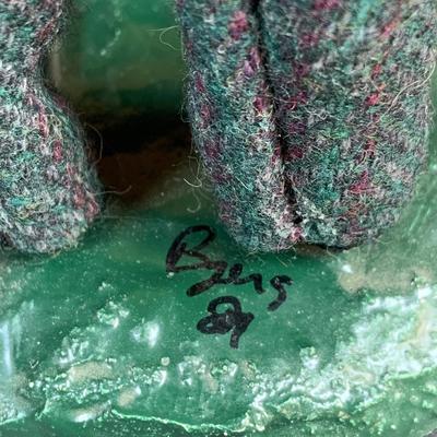 LOT 115: Collection of Four (4) Vintage Byers Choice Caroler Two (2) Women with Muff Hand Warmers and Two (2) Men with Sheet Music all...