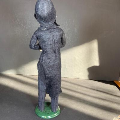 LOT:116: Lot of Three (3) Byers Choice Caroler and a Byers Choice Cat - Includes The Nutcracker's Drosselmeier, Happy Scrooge and...