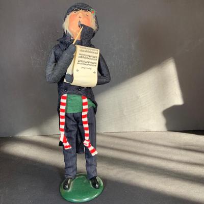 LOT:116: Lot of Three (3) Byers Choice Caroler and a Byers Choice Cat - Includes The Nutcracker's Drosselmeier, Happy Scrooge and...