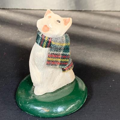LOT:116: Lot of Three (3) Byers Choice Caroler and a Byers Choice Cat - Includes The Nutcracker's Drosselmeier, Happy Scrooge and...