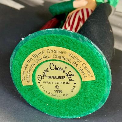 LOT:116: Lot of Three (3) Byers Choice Caroler and a Byers Choice Cat - Includes The Nutcracker's Drosselmeier, Happy Scrooge and...