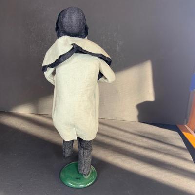 LOT:116: Lot of Three (3) Byers Choice Caroler and a Byers Choice Cat - Includes The Nutcracker's Drosselmeier, Happy Scrooge and...