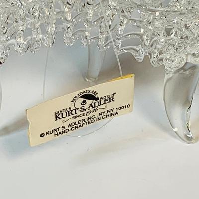 LOT 119: Beautiful Spun Glass Ornaments, Including Christmas Tree, Pulled Glass Animals, Blown Glass Ornaments and More