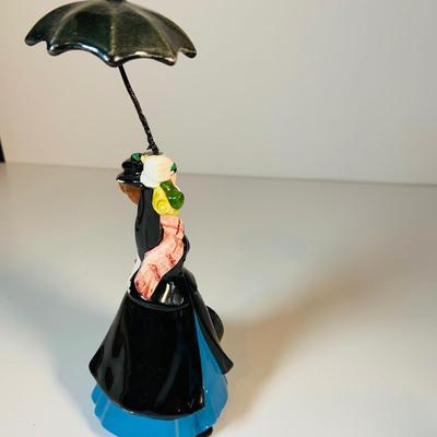 LOT120: Disney Porcelain Figurines and Music Box. Vintage Schmid Snow White and Friends Music Box, Mary Poppens and Cinderella Figurines