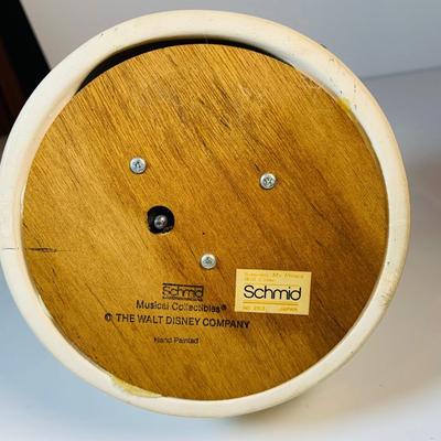 LOT120: Disney Porcelain Figurines and Music Box. Vintage Schmid Snow White and Friends Music Box, Mary Poppens and Cinderella Figurines