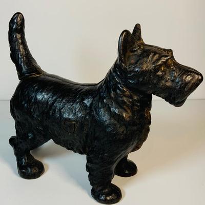 LOT121: Cast Iron Scottie Dog Door Stop