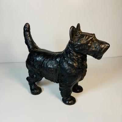 LOT121: Cast Iron Scottie Dog Door Stop