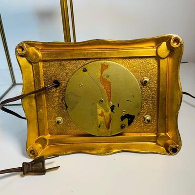 LOT 123: Vintage Electric United Motion Mantle Clock Model No. 990 Victorian Dancers