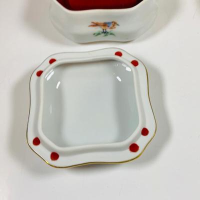 LOT125: Westland Golden Woman Playing Harp Music Box, Reuge Limoges Music Box with Swiss Musical Movment and One More Victorian Style...