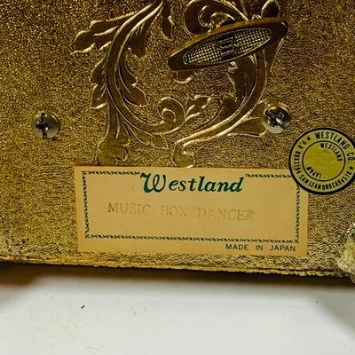 LOT125: Westland Golden Woman Playing Harp Music Box, Reuge Limoges Music Box with Swiss Musical Movment and One More Victorian Style...