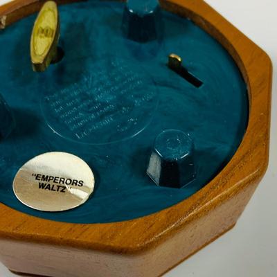 LOT 126: Collection of Wooden Music Boxes Including a Grand Piano Shaped Box, a Floral Inlay Box by Reuge and Lasercraft Carved Music Box