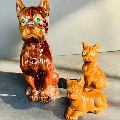 LOT133: Dog Gone Good Collection - Includes German Shepard Plate, Plaque, Etched Glass Mugs, Ceramic Mug and Treat Jar, Porcelain Boxers...