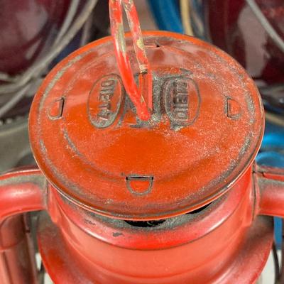 LOT 136: Vintage Dietz Oil Lanterns (3)