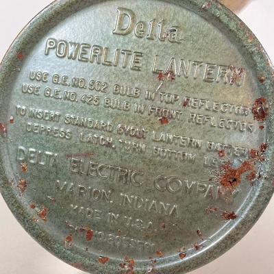 LOT 137: Vintage Delta Powerlite by Delta Electric Company and Dietz Little Wizard Oil Lantern