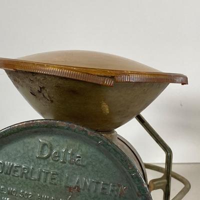 LOT 137: Vintage Delta Powerlite by Delta Electric Company and Dietz Little Wizard Oil Lantern