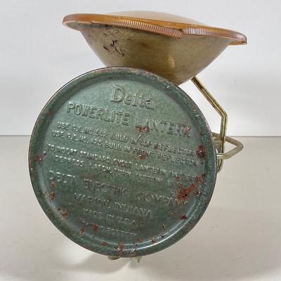 LOT 137: Vintage Delta Powerlite by Delta Electric Company and Dietz Little Wizard Oil Lantern