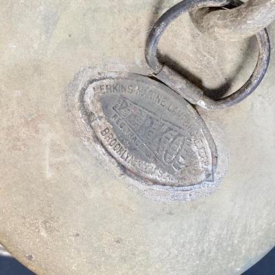 LOT 139: Vintage PERKO Perkins Marine Lamp