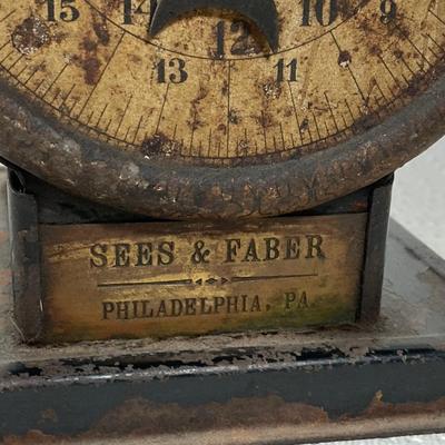 LOT 143: Antique American Family Scale Sees & Faber Philadelphia, PA