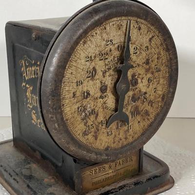 LOT 143: Antique American Family Scale Sees & Faber Philadelphia, PA