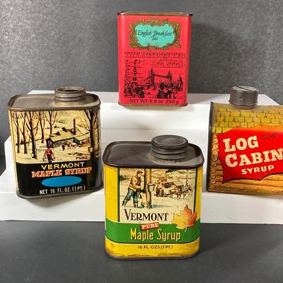 LOT 146: Collection of Vintage Tins, Spices and Kitchen Gadgets