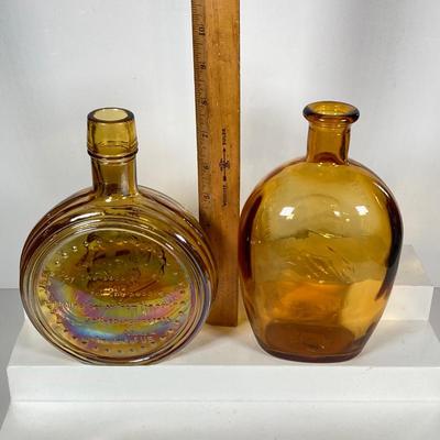 LOT 153: Amber and Green Glass Collection - Nello Gori, Wheaton and More