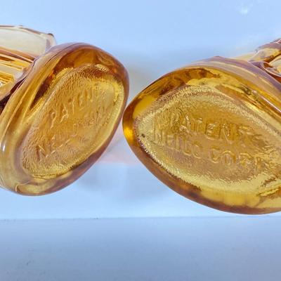 LOT 153: Amber and Green Glass Collection - Nello Gori, Wheaton and More