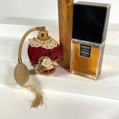LOT 154: Vintage Perfume and Perfume Bottles - France Art Deco, DeVilbiss, Demi-Jour, Coco Chanel and More