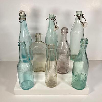 LOT 156: Vintage / Antique Glass Bottle Collection - Bridgeton, NJ, Philadelphia, PA and More