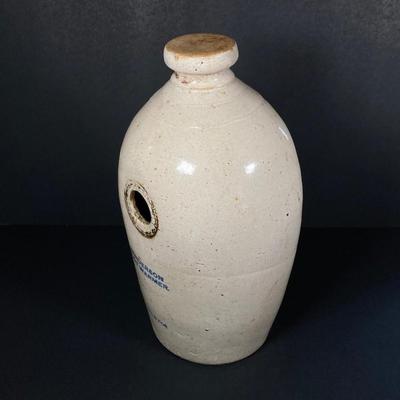 LOT 157: Antique Henderson (Dorchester Pottery Wk's) Foot Warmer Crock