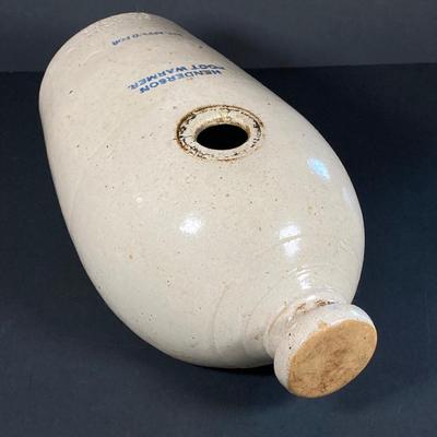 LOT 157: Antique Henderson (Dorchester Pottery Wk's) Foot Warmer Crock