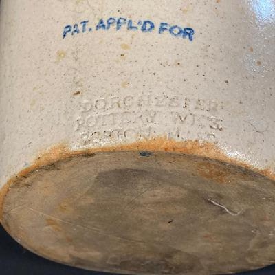 LOT 157: Antique Henderson (Dorchester Pottery Wk's) Foot Warmer Crock