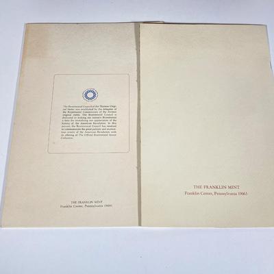 LOT 159: "The Bi-Centennial Spoon Collection" from The Franklin Mint with Wooden Display Rack