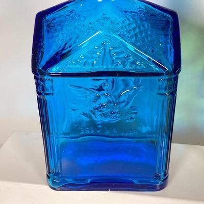 LOT 162: Colorful Glass Bottle Collection - Fislerville Glass Works Green Jenny Lind, Amethyst Colored, Violin Shaped, Wheaton Ink and More