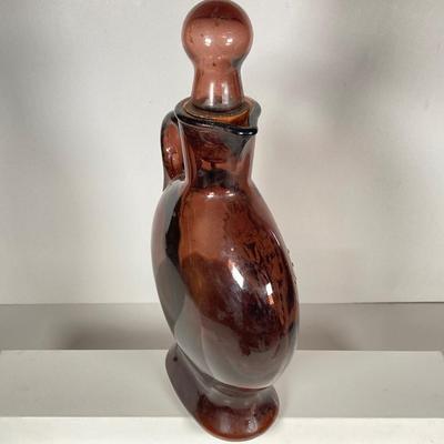 LOT 162: Colorful Glass Bottle Collection - Fislerville Glass Works Green Jenny Lind, Amethyst Colored, Violin Shaped, Wheaton Ink and More