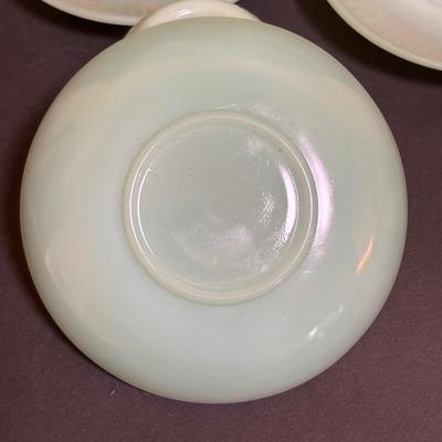 LOT 196: Vintage Fire King Childs Teacups w/Saucers