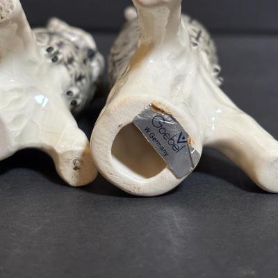 LOT 198: Vintage Wizard/Merlin San Francisco Music Box, Goebel Owls, Snow Owl Decanter, 3 Oil Lamps, Wooden Carved Owl & More