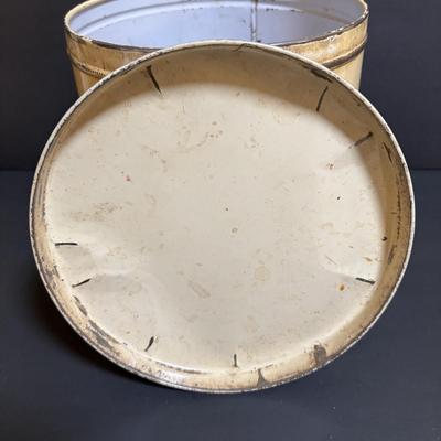 LOT 203: Antique Cast Iron Dover Egg Beater, Vintage Bread Tin, Graters, Utensils, Blown-out Eggs in Wire Basket