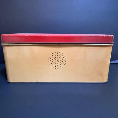 LOT 203: Antique Cast Iron Dover Egg Beater, Vintage Bread Tin, Graters, Utensils, Blown-out Eggs in Wire Basket